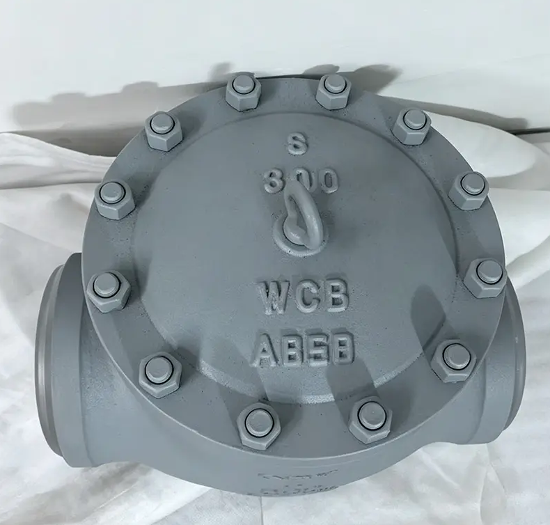 Axial flow API 6D check valve for liquefied natural gas receiving station